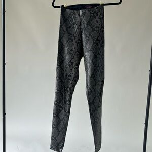 Faux Snake Skin leggings